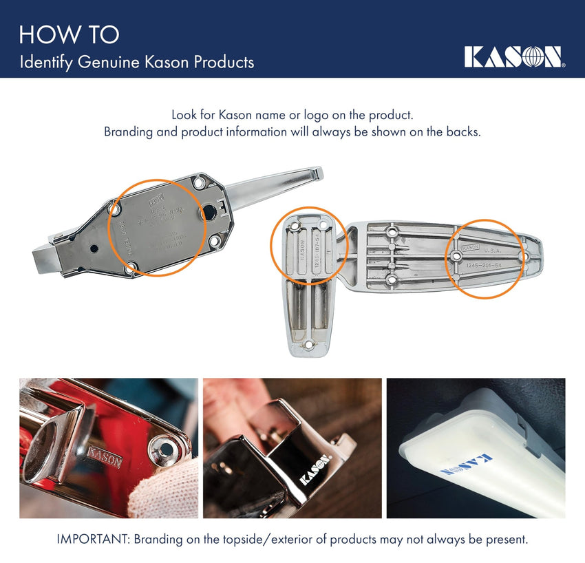 Kason 1245 Reversible Cam - Rise Hinge, Flush, 11245000028 - 7DAY'S