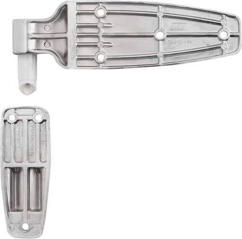 Kason 1245 Reversible Cam - Rise Hinge, Flush Offset, Brushed Chrome Finish, 11245000088 - 7DAY'S