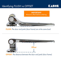 Kason 1248 Spring Assisted Hinge, 1 - 1/2 Inch Offset, 11248000022 - 7DAY'S