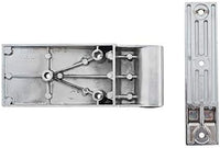 Kason 1256 - 000004 Hinge, Textured Brush Chrome - 7DAY'S