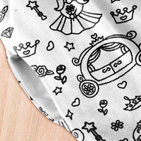 Kid DIY Hand Painted Homewear Jumpsuit Sleeveless Romper Outfits Pants Clothes for Boy and Girl Can Play with and Wear - 7DAY'S