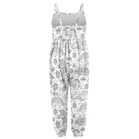 Kid DIY Hand Painted Homewear Jumpsuit Sleeveless Romper Outfits Pants Clothes for Boy and Girl Can Play with and Wear - 7DAY'S