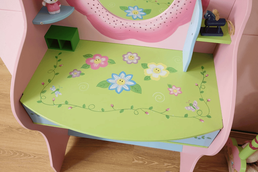 Kids Funnel Olivia the Fairy Girls Dressing Table with Chair - 7DAY'S