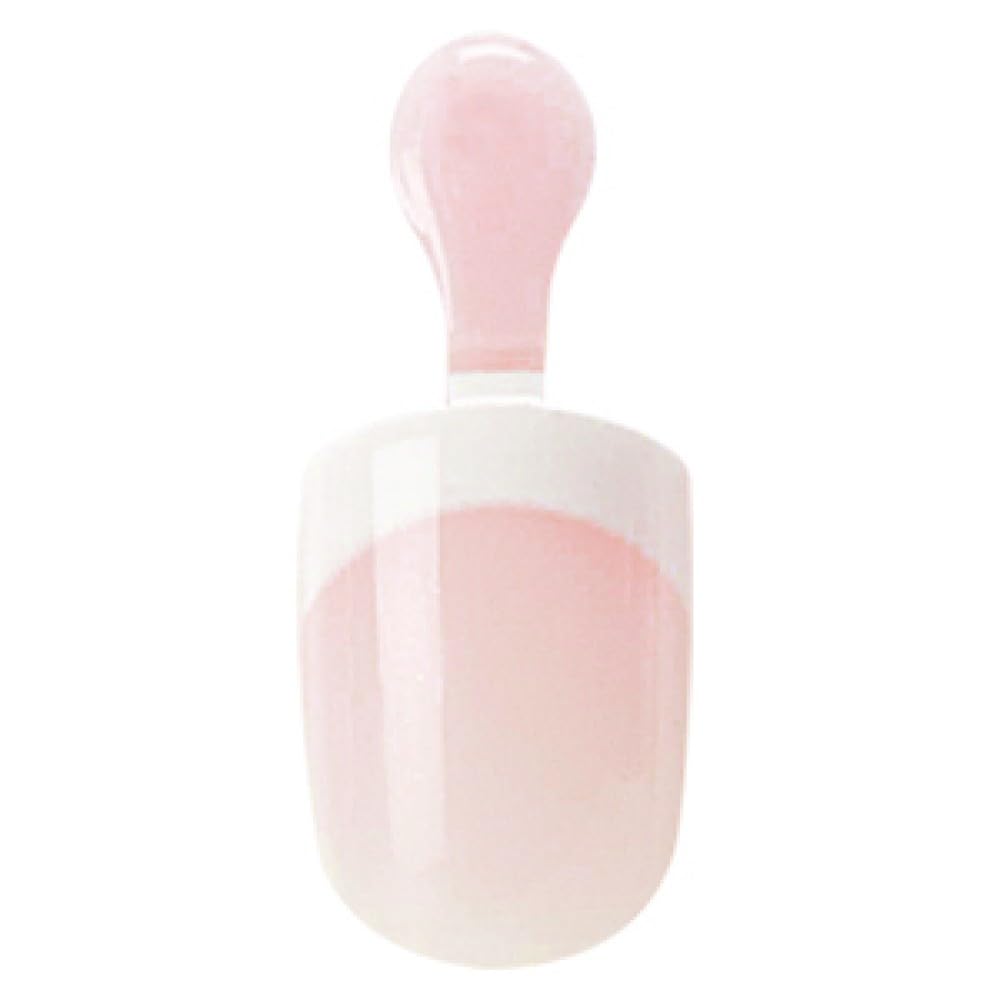 Kiss Everlasting French Nail Manicure, Chip - Free with Flexi - Fit Technology, Real Short, "Endless", Nail Kit with Pink Nail Glue (Net Wt. 2 g / 0.07oz.), Mini File, Manicure Stick, and 28 Fake Nails - 7DAY'S