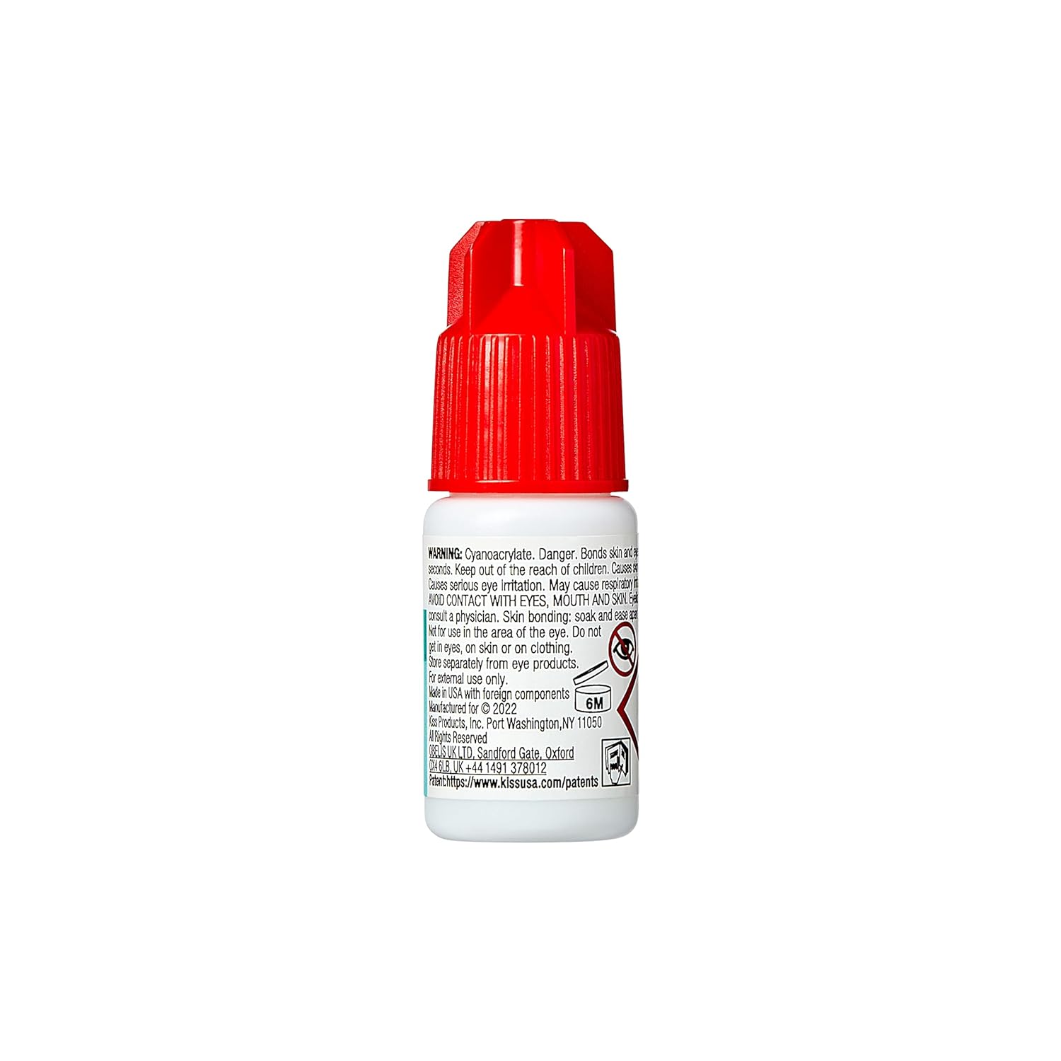 KISS PowerFlex Maximum Speed Nail Glue for Press On Nails, Super Strength Flex Formula Nail Adhesive, Includes One Bottle 3g (0.10 oz.) with Twist - Off Cap & Nozzle Tip Squeeze Applicator - 7DAY'S