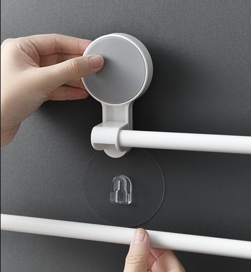 Kitchen Paper Towel Rack Wall - mounted Paper Rack Hanging Shelf Cling Film Bag Storage Rag Rack Roll Paper Rack Without Punching - 7DAY'S