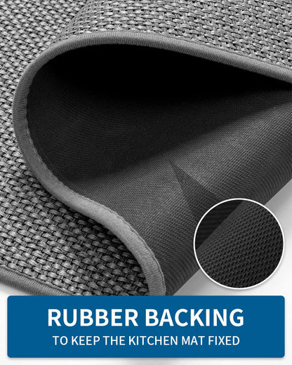 Kitchen Rugs and Mats Non Skid Washable, Absorbent Runner Rugs for Kitchen, Front of Sink, Kitchen Mats for Floor (Beige, 20"x47") - 7DAY'S