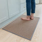 Kitchen Rugs and Mats Non Skid Washable, Absorbent Runner Rugs for Kitchen, Front of Sink, Kitchen Mats for Floor (Beige, 20"x47") - 7DAY'S