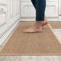 Kitchen Rugs and Mats Non Skid Washable, Absorbent Runner Rugs for Kitchen, Front of Sink, Kitchen Mats for Floor (Beige, 20"x47") - 7DAY'S