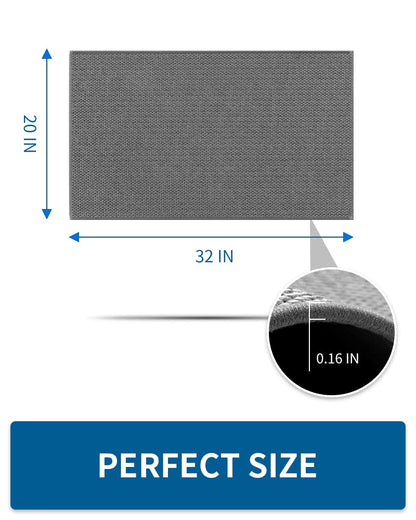Kitchen Rugs and Mats Non Skid Washable, Absorbent Runner Rugs for Kitchen, Front of Sink, Kitchen Mats for Floor (Beige, 20"x47") - 7DAY'S