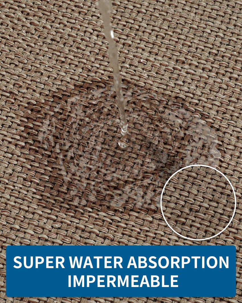 Kitchen Rugs and Mats Non Skid Washable, Absorbent Runner Rugs for Kitchen, Front of Sink, Kitchen Mats for Floor (Beige, 20"x47") - 7DAY'S