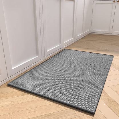 Kitchen Rugs and Mats Non Skid Washable, Absorbent Runner Rugs for Kitchen, Front of Sink, Kitchen Mats for Floor (Beige, 20"x47") - 7DAY'S