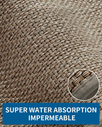 Kitchen Rugs and Mats Non Skid Washable, Absorbent Runner Rugs for Kitchen, Front of Sink, Kitchen Mats for Floor (Beige, 20"x47") - 7DAY'S