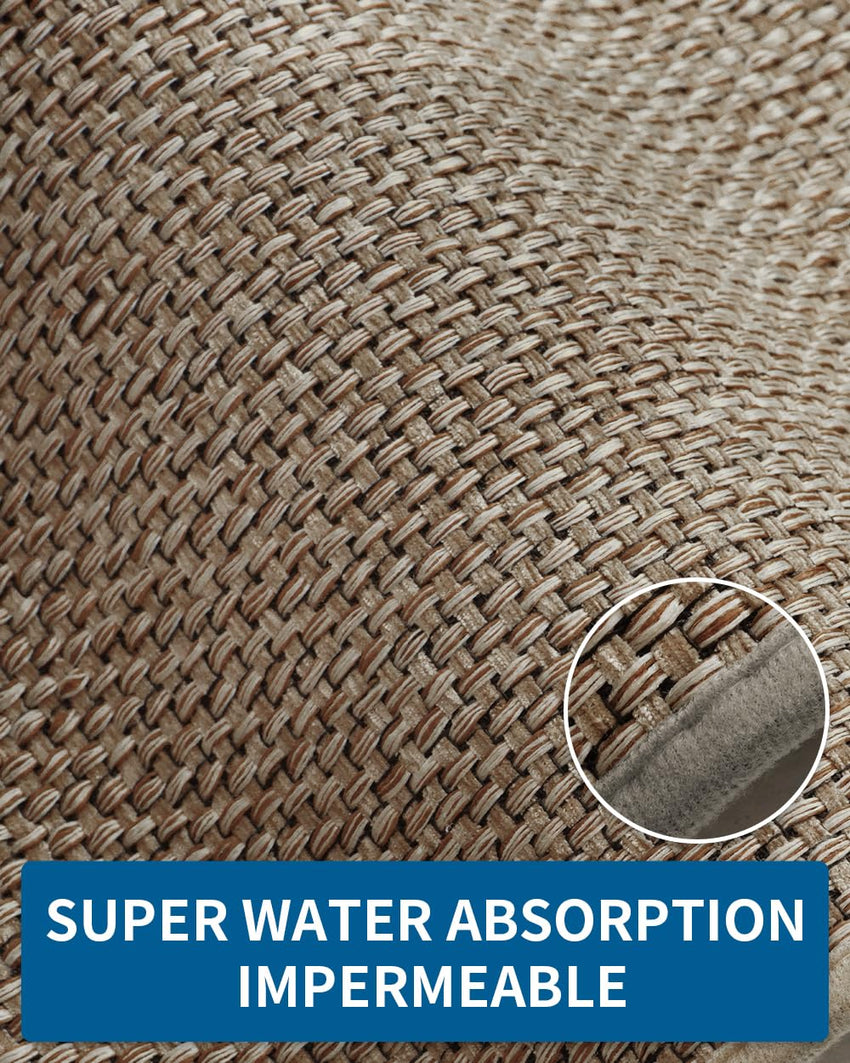 Kitchen Rugs and Mats Non Skid Washable, Absorbent Runner Rugs for Kitchen, Front of Sink, Kitchen Mats for Floor (Beige, 20"x47") - 7DAY'S