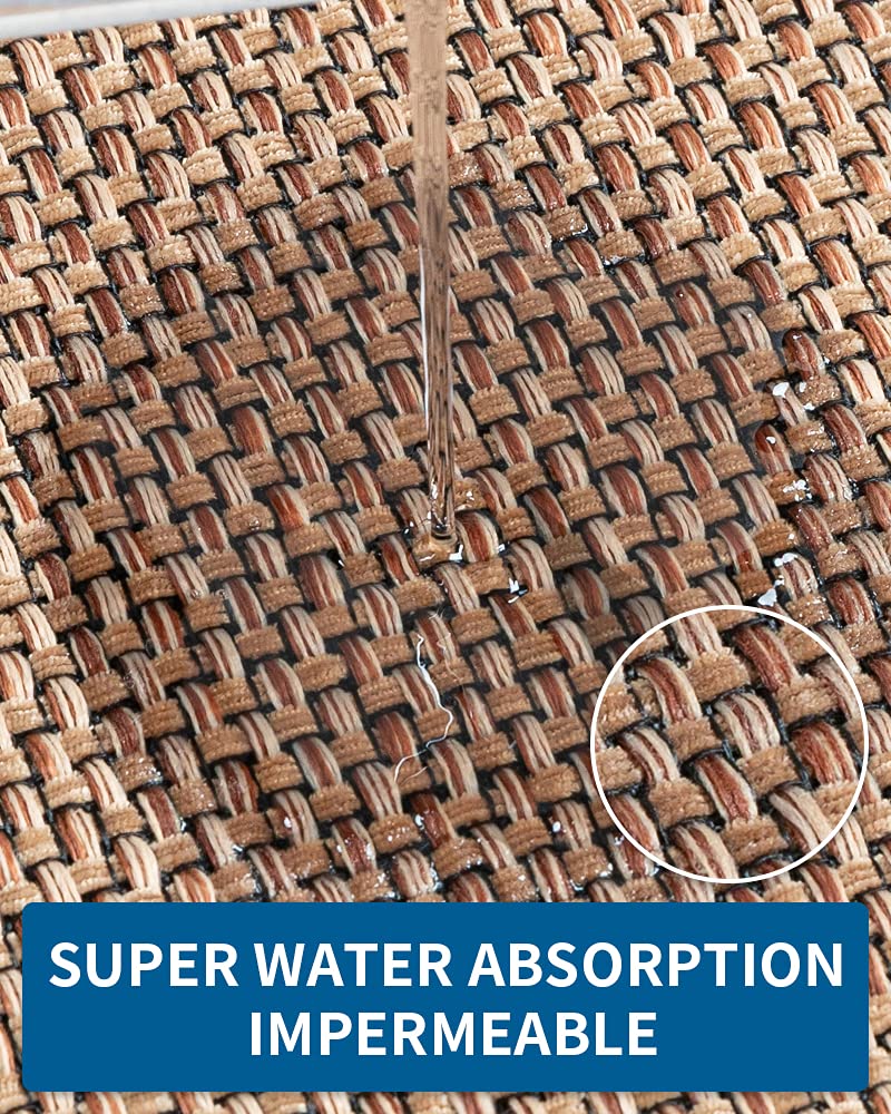 Kitchen Rugs and Mats Non Skid Washable, Absorbent Runner Rugs for Kitchen, Front of Sink, Kitchen Mats for Floor (Beige, 20"x47") - 7DAY'S