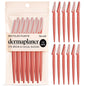 Kitsch Dermaplane Razor for Women Face - Face Razors for Women and Men - Eyebrow Trimmer, Shaver, Recycled Plastic Dermaplaning and Skin Care Tool - Terracotta, 12 pcs - 7DAY'S