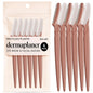 Kitsch Dermaplane Razor for Women Face - Face Razors for Women and Men - Eyebrow Trimmer, Shaver, Recycled Plastic Dermaplaning and Skin Care Tool - Terracotta, 12 pcs - 7DAY'S