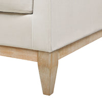 Knox 36" Modern Farmhouse Arm Chair, French beige Performance Velvet - 7DAY'S