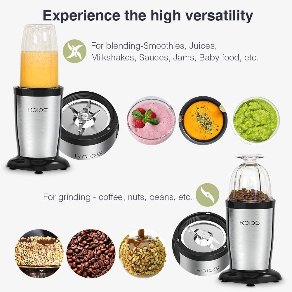 KOIOS 850W Personal Blender for Shakes and Smoothies - 7DAY'S
