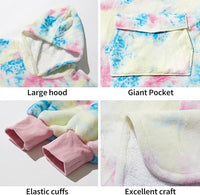 Krifey Wearable Blanket Hoodie, Oversized Sherpa Hooded as Birthday Gifts for Mom Women Girlfriend Men, Cozy Sweatshirt with Giant Pocket - 7DAY'S