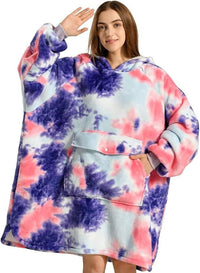 Krifey Wearable Blanket Hoodie, Oversized Sherpa Hooded as Birthday Gifts for Mom Women Girlfriend Men, Cozy Sweatshirt with Giant Pocket - 7DAY'S