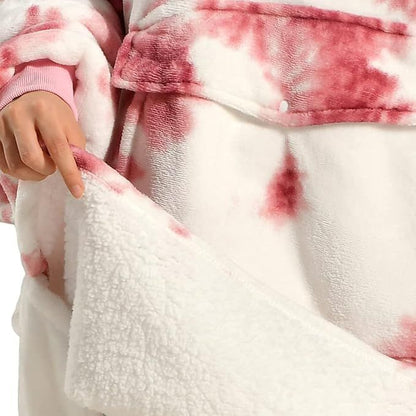 Krifey Wearable Blanket Hoodie, Oversized Sherpa Hooded as Birthday Gifts for Mom Women Girlfriend Men, Cozy Sweatshirt with Giant Pocket - 7DAY'S