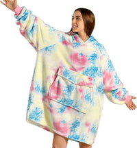 Krifey Wearable Blanket Hoodie, Oversized Sherpa Hooded as Birthday Gifts for Mom Women Girlfriend Men, Cozy Sweatshirt with Giant Pocket - 7DAY'S