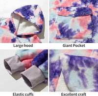 Krifey Wearable Blanket Hoodie, Oversized Sherpa Hooded as Birthday Gifts for Mom Women Girlfriend Men, Cozy Sweatshirt with Giant Pocket - 7DAY'S