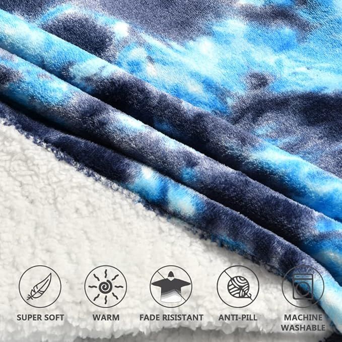 Krifey Wearable Blanket Hoodie, Oversized Sherpa Hooded as Birthday Gifts for Mom Women Girlfriend Men, Cozy Sweatshirt with Giant Pocket - 7DAY'S