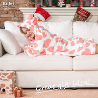 Krifey Wearable Blanket Hoodie, Oversized Sherpa Hooded as Christmas, Birthday Gifts for Mom Women Girlfriend Men - 7DAY'S