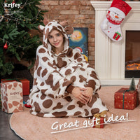 Krifey Wearable Blanket Hoodie, Oversized Sherpa Hooded as Christmas, Birthday Gifts for Mom Women Girlfriend Men - 7DAY'S