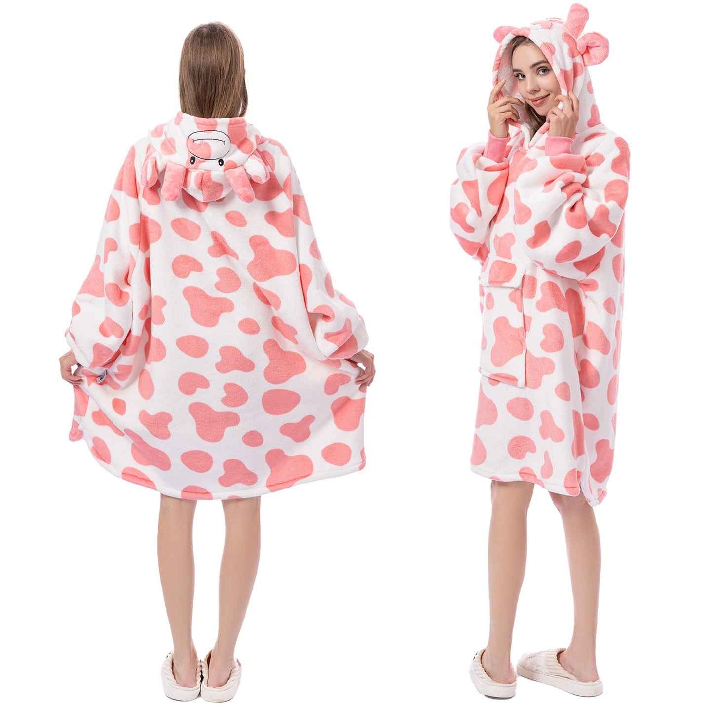 Krifey Wearable Blanket Hoodie, Oversized Sherpa Hooded as Christmas, Birthday Gifts for Mom Women Girlfriend Men - 7DAY'S