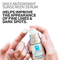 La Roche - Posay Anthelios AOX Daily Antioxidant Serum with SPF, Face Moisturizer with Sunscreen and Vitamin C & E, Oil Free Face Sunscreen for Sensitive Skin, Moisturizing Sun Protection - 7DAY'S