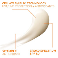 La Roche - Posay Anthelios AOX Daily Antioxidant Serum with SPF, Face Moisturizer with Sunscreen and Vitamin C & E, Oil Free Face Sunscreen for Sensitive Skin, Moisturizing Sun Protection - 7DAY'S