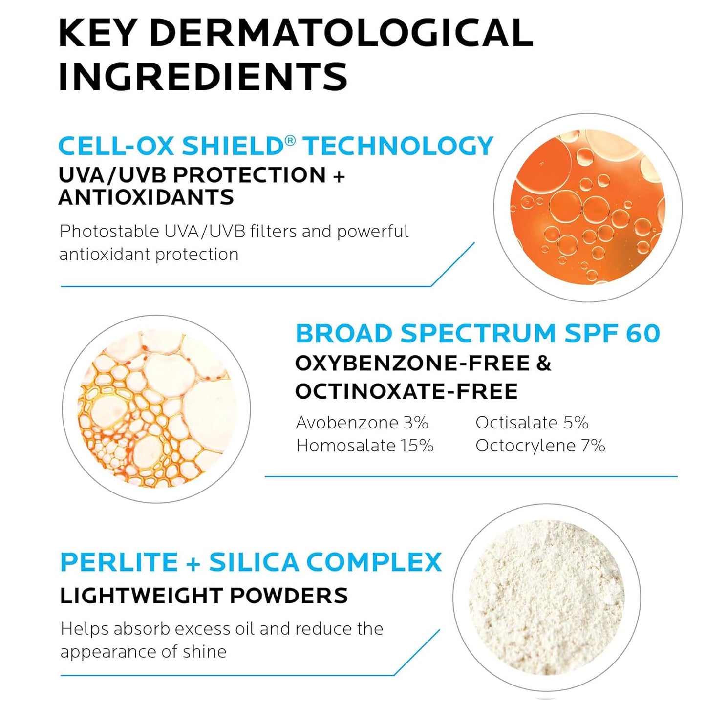 La Roche - Posay Anthelios Clear Skin Sunscreen Dry Touch SPF 60, Oil Free Sunscreen For Face, Oil Absorbing, Broad Spectrum SPF + Antioxidants, Non - Greasy, Oxybenzone Free, Travel Size - 7DAY'S