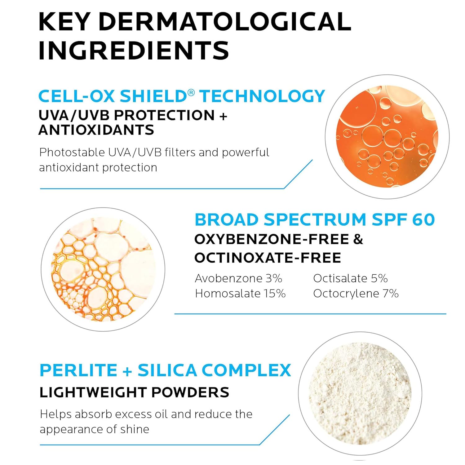 La Roche - Posay Anthelios Clear Skin Sunscreen Dry Touch SPF 60, Oil Free Sunscreen For Face, Oil Absorbing, Broad Spectrum SPF + Antioxidants, Non - Greasy, Oxybenzone Free, Travel Size - 7DAY'S