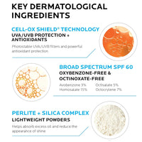 La Roche - Posay Anthelios Clear Skin Sunscreen Dry Touch SPF 60, Oil Free Sunscreen For Face, Oil Absorbing, Broad Spectrum SPF + Antioxidants, Non - Greasy, Oxybenzone Free, Travel Size - 7DAY'S