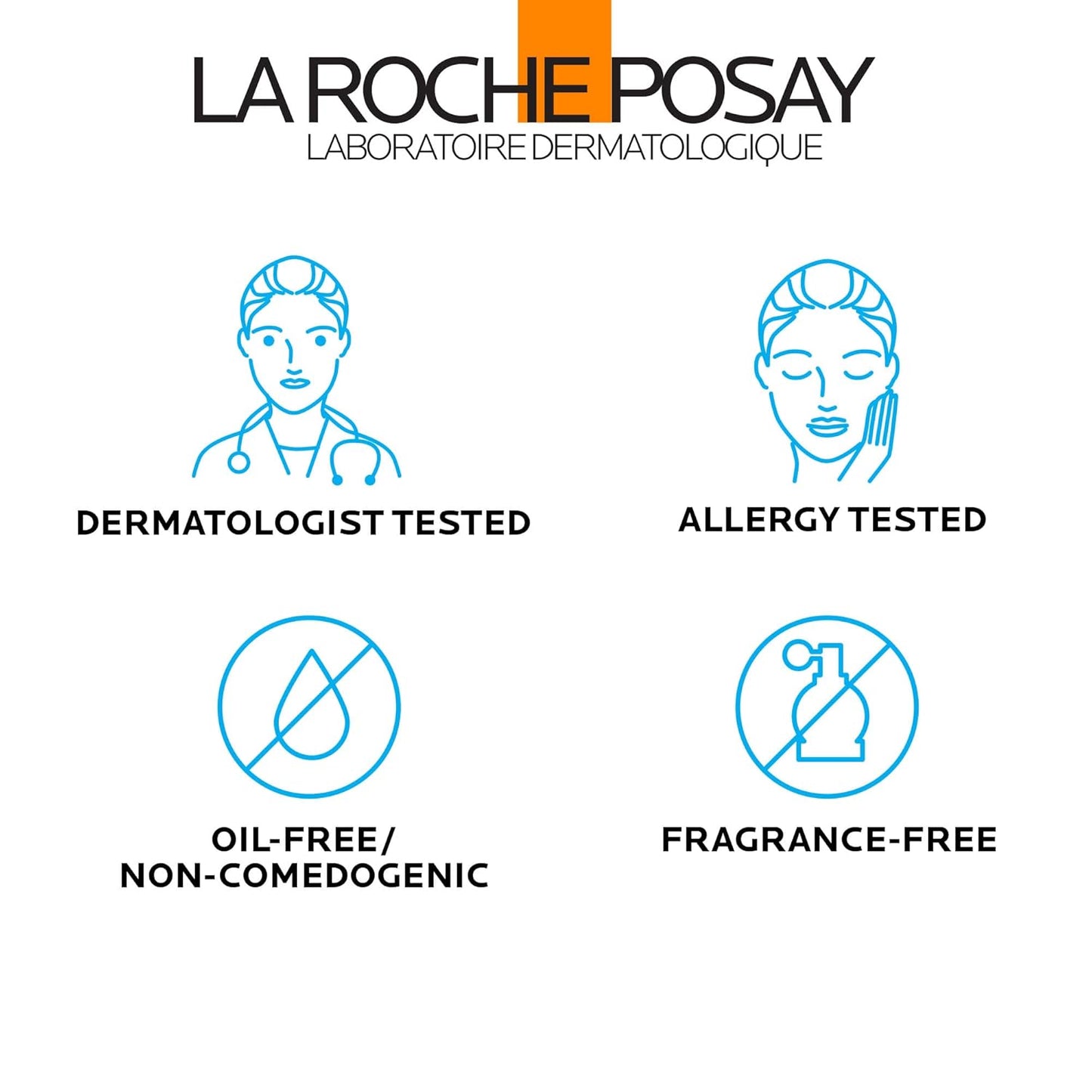 La Roche - Posay Anthelios Light Fluid Facial Sunscreen SPF 60, Lightweight Sunscreen For Face, Fluid Texture, Broad Spectrum SPF + Antioxidants, Oil Free & Oxybenzone Free, Travel Size 1.7 Fl. Oz. - 7DAY'S