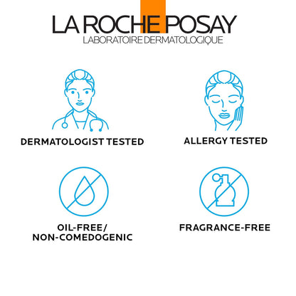 La Roche - Posay Anthelios Light Fluid Facial Sunscreen SPF 60, Lightweight Sunscreen For Face, Fluid Texture, Broad Spectrum SPF + Antioxidants, Oil Free & Oxybenzone Free, Travel Size 1.7 Fl. Oz. - 7DAY'S