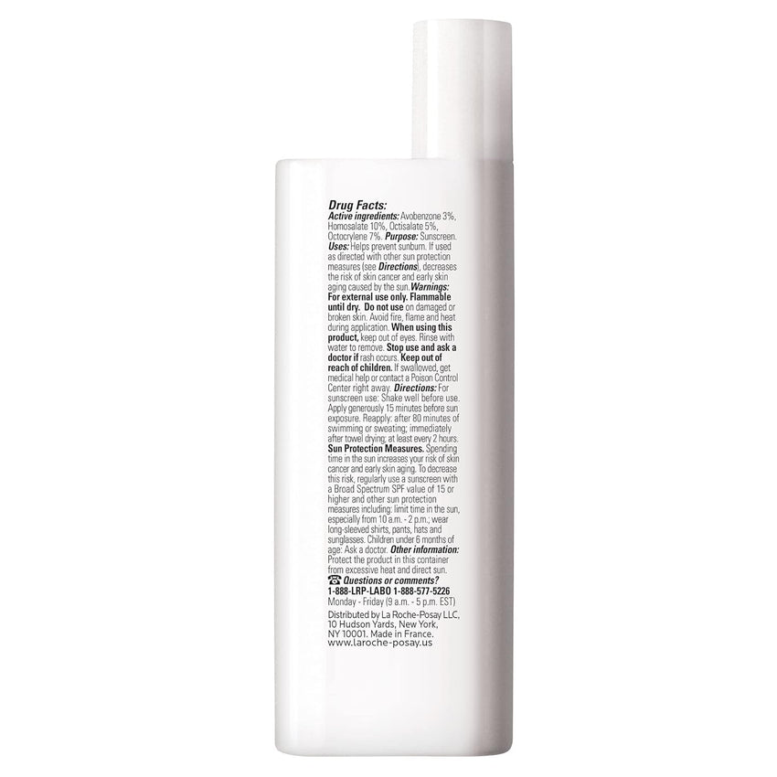 La Roche - Posay Anthelios Light Fluid Facial Sunscreen SPF 60, Lightweight Sunscreen For Face, Fluid Texture, Broad Spectrum SPF + Antioxidants, Oil Free & Oxybenzone Free, Travel Size 1.7 Fl. Oz. - 7DAY'S