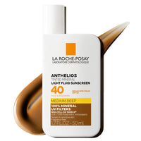 La Roche - Posay Anthelios Sunscreen SPF 50, Ultra - Light Fluid Broad Spectrum SPF 50, Face Sunscreen with Titanium Dioxide Mineral, Lightweight & Fast - Absorbing, Oil - Free, Matte Finish - 7DAY'S