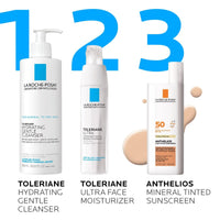 La Roche - Posay Anthelios Sunscreen SPF 50, Ultra - Light Fluid Broad Spectrum SPF 50, Face Sunscreen with Titanium Dioxide Mineral, Lightweight & Fast - Absorbing, Oil - Free, Matte Finish - 7DAY'S
