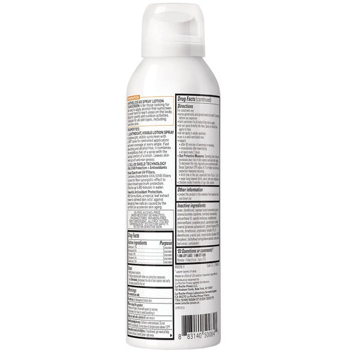 La Roche - Posay Anthelios Ultra - Light Sunscreen Spray Lotion SPF 60, Spray Sunscreen For Face & Body, Broad Spectrum SPF + Antioxidants, Oil Free, Alcohol Free, Water Resistant 80 Min., 5 Fl. Oz. - 7DAY'S
