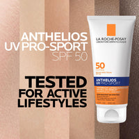 La Roche - Posay Anthelios UV Pro - Sport SPF 50 Sunscreen for Face & Body, Water & Sweat Resistant with Non - Drip Formula, Invisible Broad Spectrum Sunscreen Lotion, Lightweight & Breathable - 7DAY'S