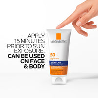 La Roche - Posay Anthelios UV Pro - Sport SPF 50 Sunscreen for Face & Body, Water & Sweat Resistant with Non - Drip Formula, Invisible Broad Spectrum Sunscreen Lotion, Lightweight & Breathable - 7DAY'S