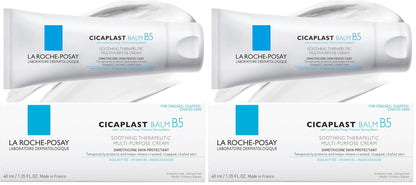 La Roche - Posay Cicaplast Balm B5, Healing Ointment and Soothing Therapeutic Multi Purpose Cream for Dry & Irritated Skin, Body and Hand Balm, Baby Safe, Fragrance Free - 7DAY'S