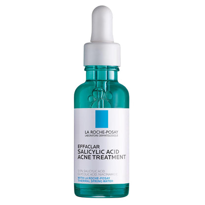 La Roche - Posay Effaclar 1.5% Salicylic Acid Serum, Acne Treatment For Face With Glycolic Acid & Niacinamide, Acne Serum Helps Clear Blackheads, Whiteheads, Pimples & Reduces Post Acne Marks - 7DAY'S