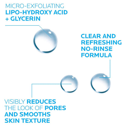 La Roche - Posay Effaclar Astringent Face Toner for Oily Skin, with Exfoliating LHAs to Minimize Appearance of Pores and Smooth Skin Texture - 7DAY'S