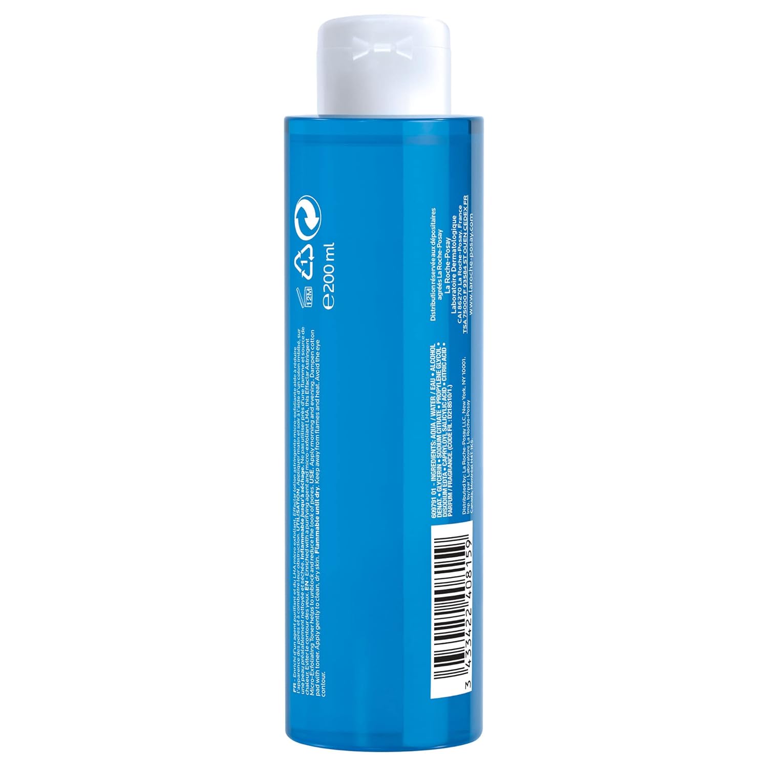La Roche - Posay Effaclar Astringent Face Toner for Oily Skin, with Exfoliating LHAs to Minimize Appearance of Pores and Smooth Skin Texture - 7DAY'S