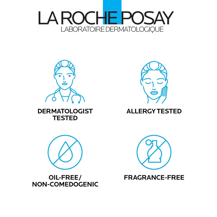 La Roche - Posay Effaclar Clarifying Solution Acne Toner with Salicylic Acid and Glycolic Acid, Pore Refining Oily Skin Toner, Gentle Exfoliant to Unclog Pores and Remove Dead Skin Cells - 7DAY'S